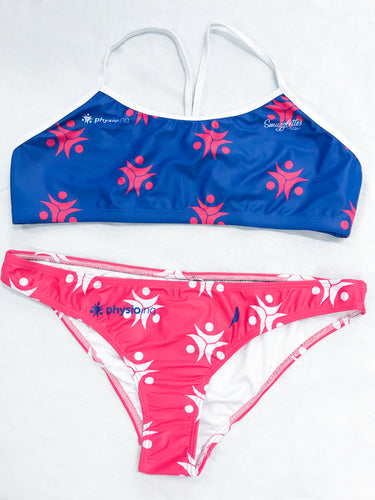Physio Inq Bikini Tops - Style Meets Comfort in Blue and Pink